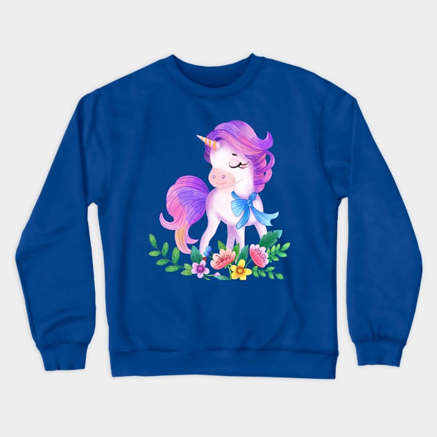 unicorn Crewneck Sweatshirt by M_Mary